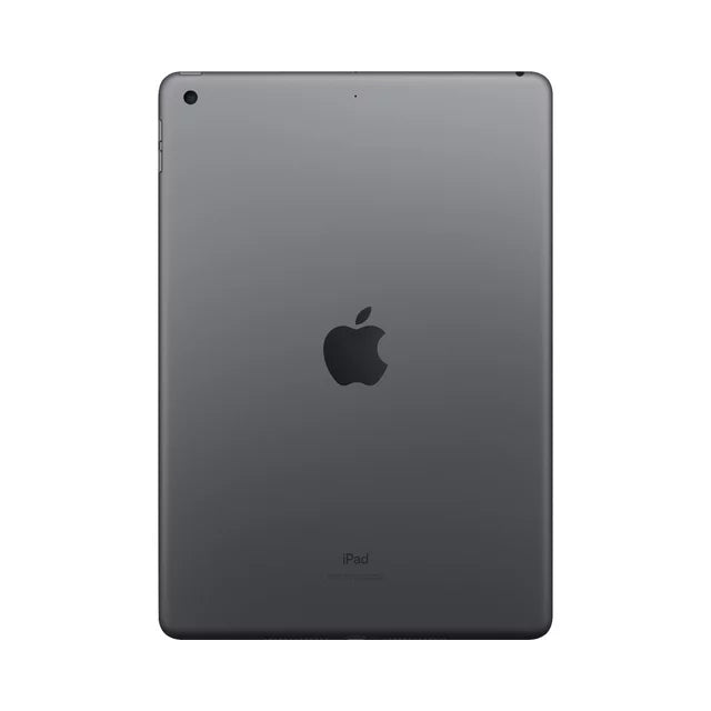 Restored Apple iPad 7 10.2" 32GB Space Gray (Wifi) Bundle: LED Wireless Speaker, Bluetooth Headphones, & Screen Protector (Refurbished)